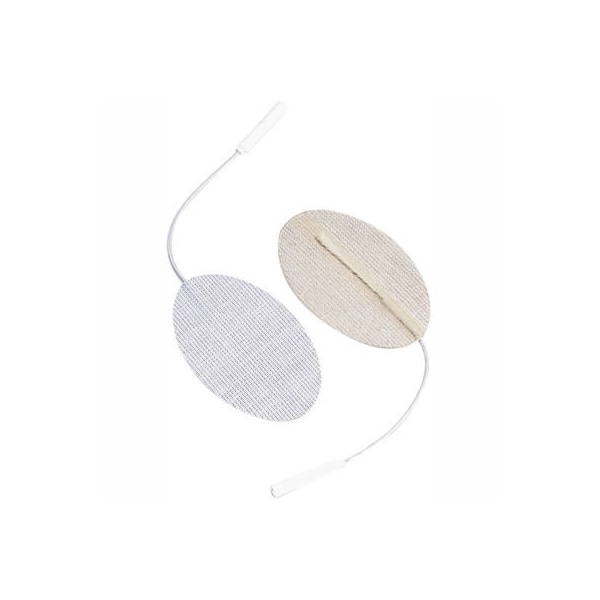 Dura-Stick Premium Electrodes, 1.5" x 2.5" Oval, Stainless Steel Mesh, 40/Case